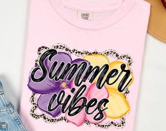Summer vibes png | digital download | commercial use | sublimation | beach | vacation