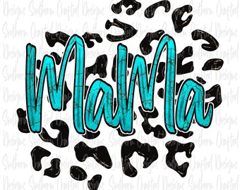 Mama png | digital download | sublimation file | rustic mama png | western | turquoise