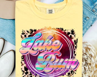Lake bum png digital download | summer png | lake png | sublimation | cheetah