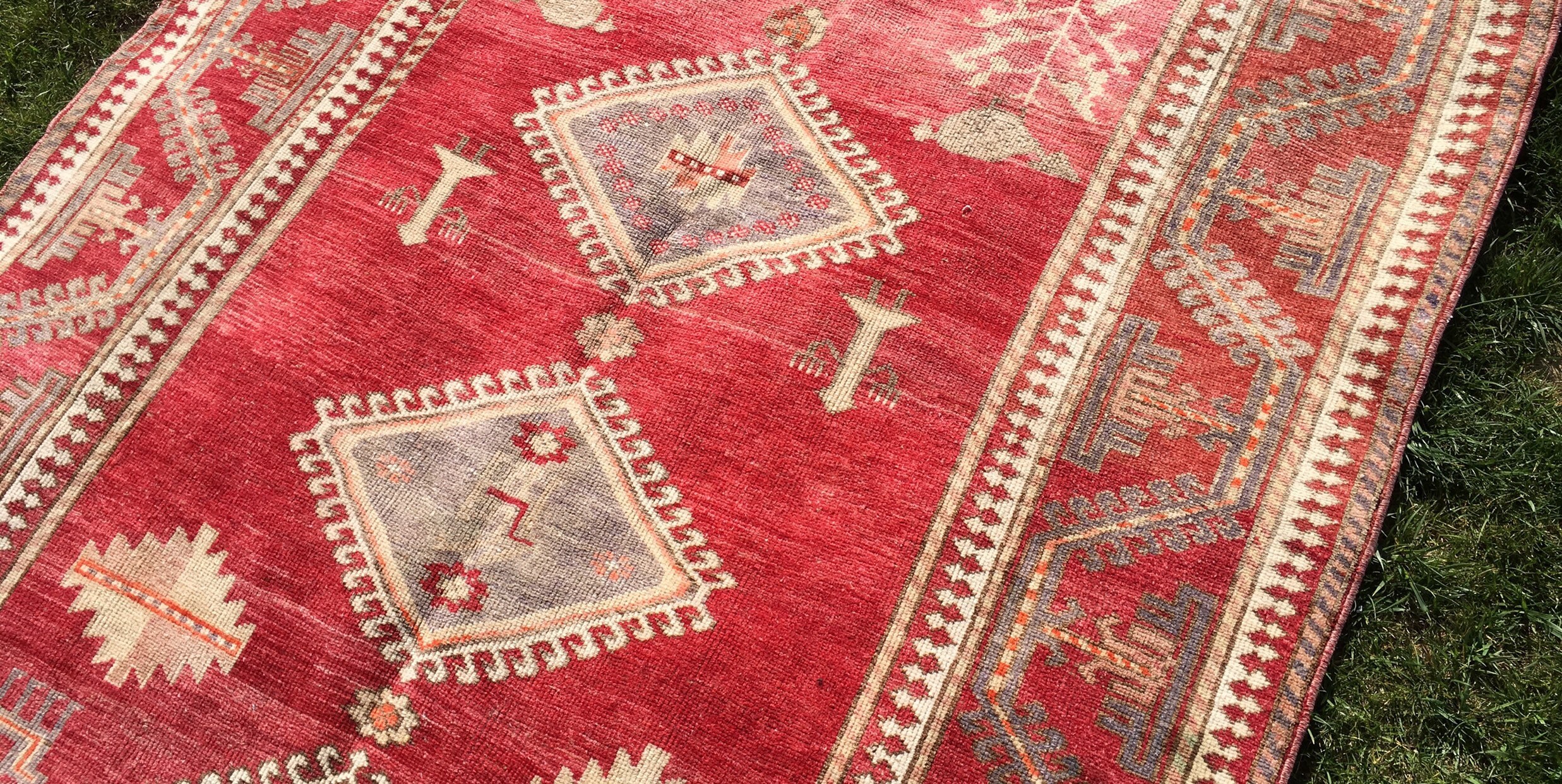 Turkish Rug Runner Oushak Rug Bohemian Rug Hallway Rug Etsy