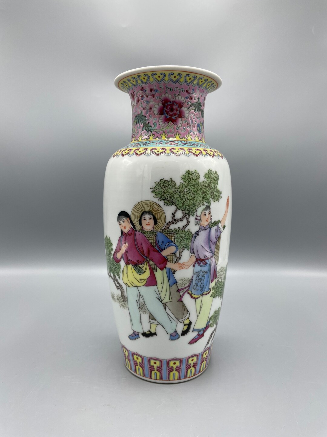 A Chinese Porcelain Cultural Revolution Decorated Vase - Etsy