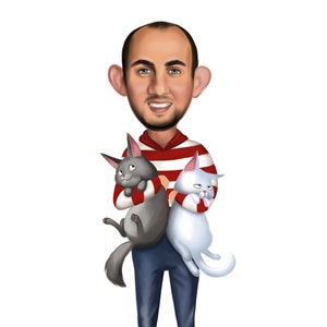Custom DIGITAL Portrait, Custom Social Media Avatar, Digital Portrait from Photo, Portrait, Fathers Day Gift