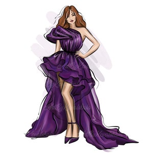 Fashion Girl, PNG, Fashion Clipart, Digital Download