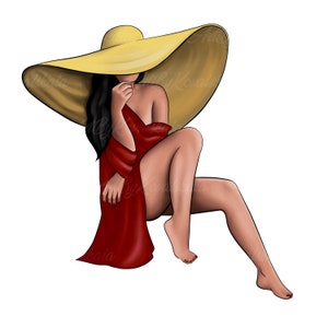 Fashion Clipart, Fashion Girl PNG, Digital Download
