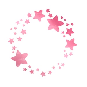 Cadre PNG, Clipart cadre étoile, cadre de douche de bébé, téléchargement numérique
