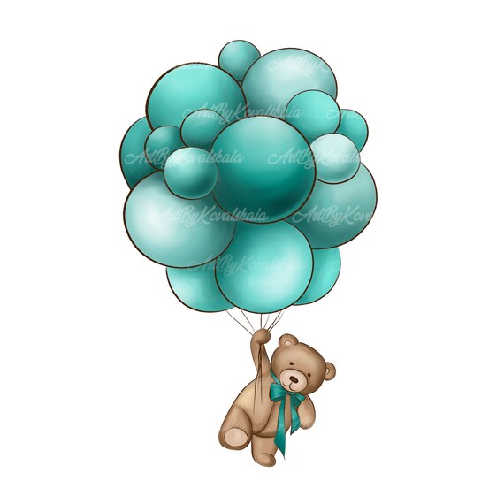 Teddy Bear Clipart Bear PNG Baby Bear PNG Baby Shower - Etsy New Zealand