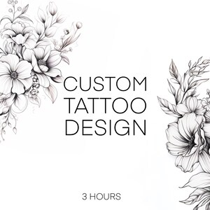 Custom Digital Tattoo Design, Personalized Tattoo, Design your own tattoo, DIGITAL DOWNLOAD