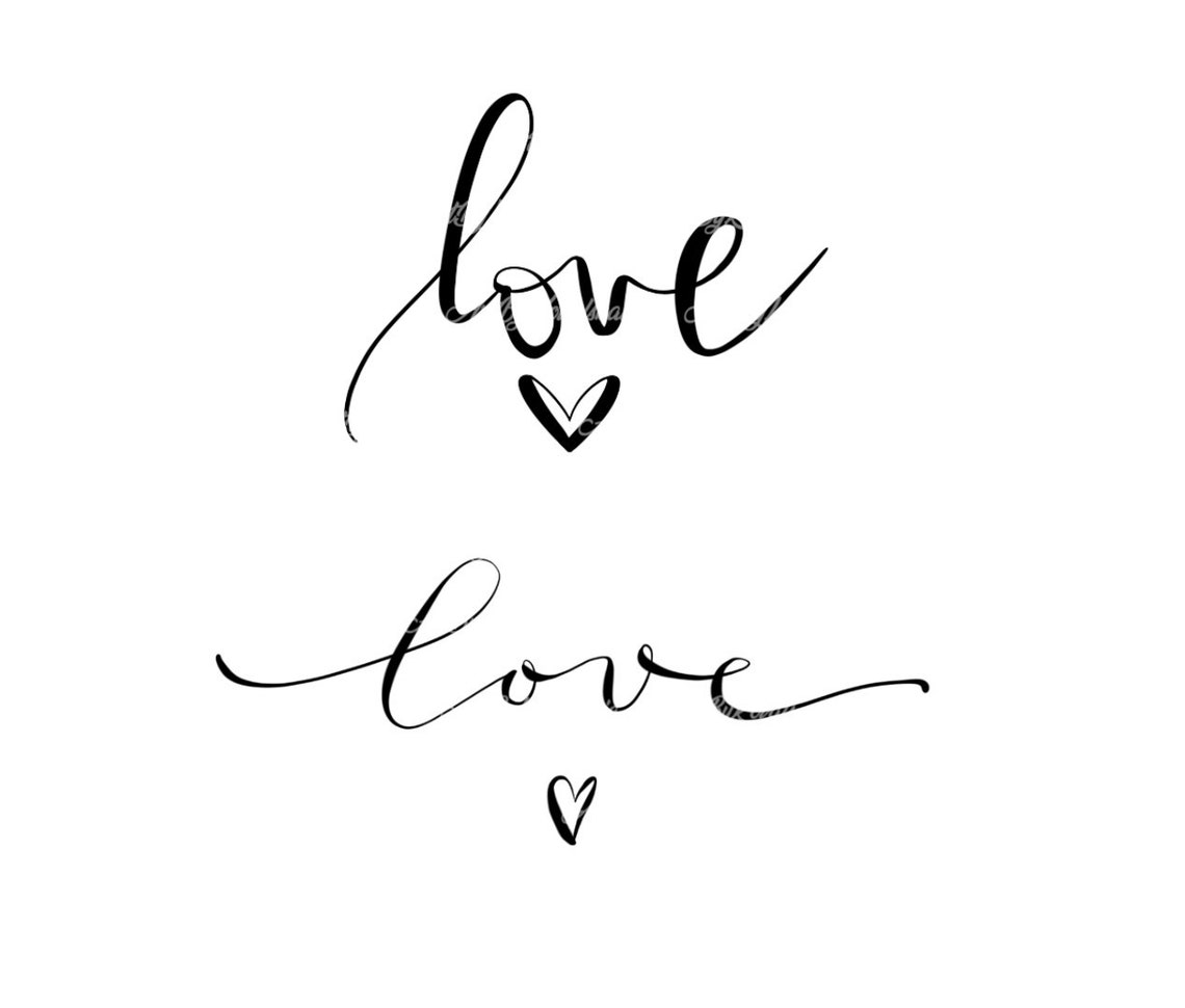 Love Tattoo Design Tattoo Love PNG Digital Download Etsy