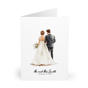 Braut und Bräutigam personalisierte Druck, Hochzeit druckbare Karte, Hochzeitseinladung benutzerdefinierte personalisierte paar Illustration, DIGITAL DOWNLOAD