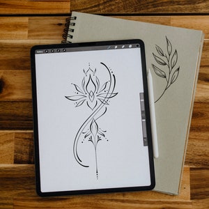 Tattoo-Design für Frauen, benutzerdefinierte PNG-Design, personalisierte Tattoo-Design, DIGITAL DOWNLOAD