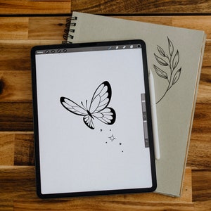 Tattoo Design For Women, Tattoo Butterfly, Personalized Tattoo Design, Digital Download