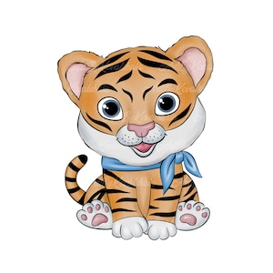 Tiger Clipart, Tiger PNG, digitaler Download
