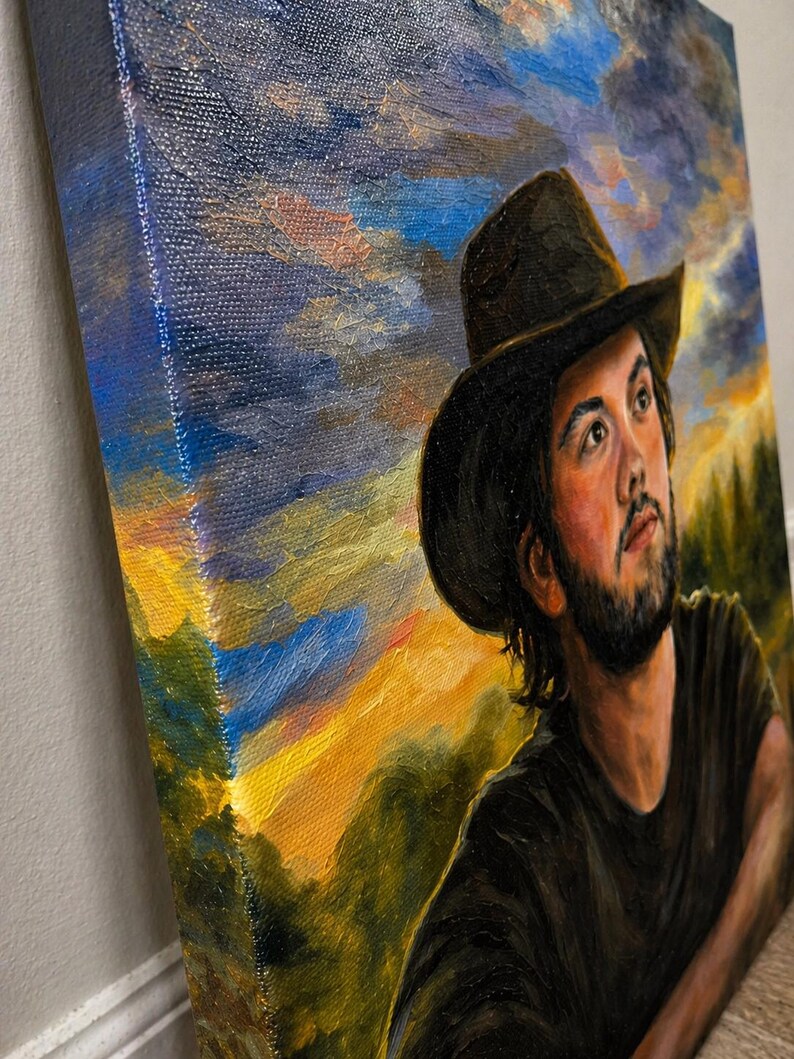 Custom Oil Portrait Painting From Photo, Hand Painted Family Portrait ...