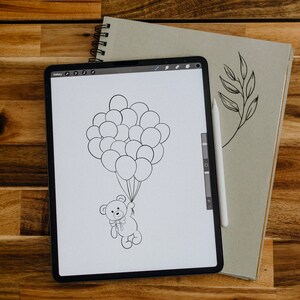 Teddy Bear, PNG, Coloring Page, Teddy Bear Clipart, DIGITAL DOWNLOAD