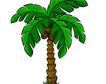 Palm Tree PNG, Palm trees PNG, Palm Tree, Tropical Tree PNG, Digital Download