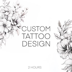 Custom Digital Tattoo Design, Personalized Tattoo, Design your own tattoo, DIGITAL DOWNLOAD
