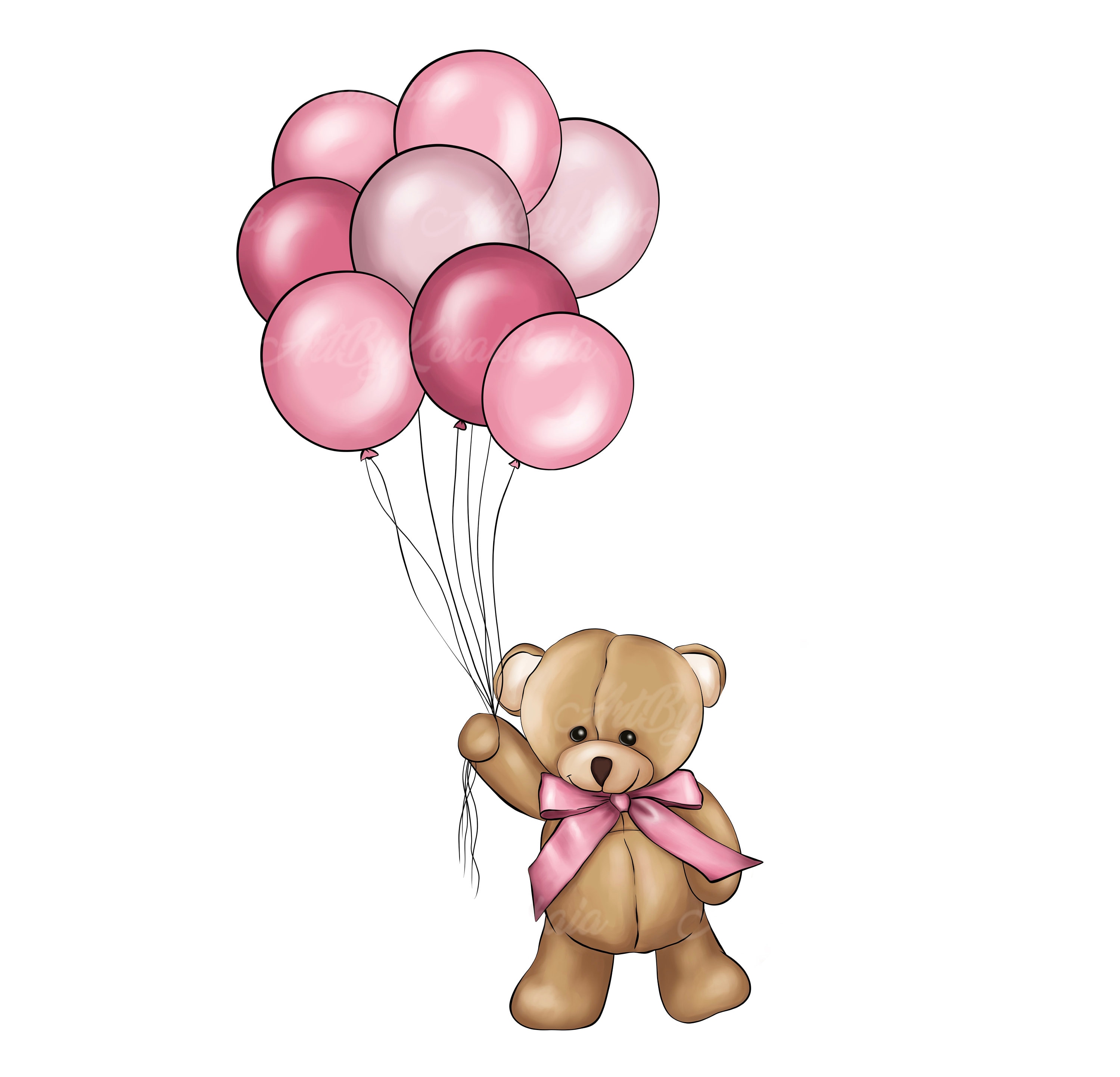 Baby teddy bear clipart