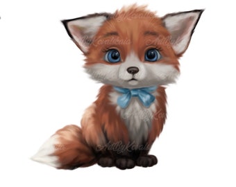Fox PNG, Fox Clipart, schattige Fox, digitale download