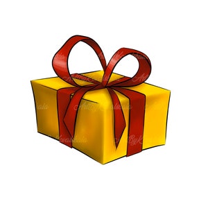 Gift Box PNG, Gift Box Clipart, PNG, Digital Download