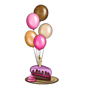 Birthday Cake PNG, Cake, Digital Download