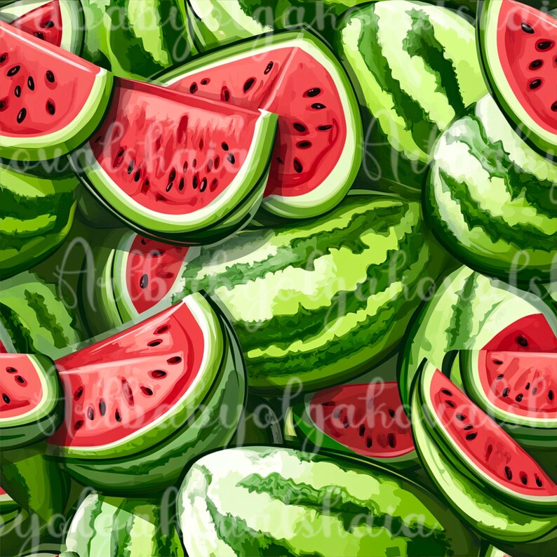 Watermelon Inside Pattern Seamless Pattern Watermelon, Digital Paper, Fruits, Instant Download - Etsy
