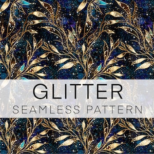 Glitter Digital Paper, Seamless Glitter Pattern, Instant download
