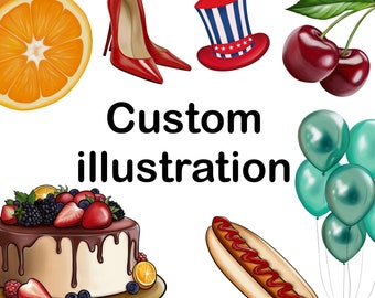 Custom Illustration for Unique Gifts (Digital Download)