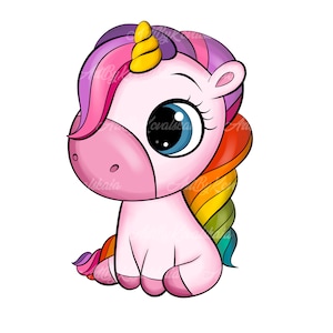 Unicorn PNG, Unicorn Clipart, Digital Download, Commercial Use