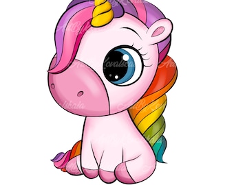 Unicorn PNG, Unicorn Clipart, Digital Download, Commercial Use