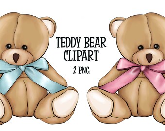 Clipart Misia Teddy, Miś PNG, Baby Shower, PNG, Pobieranie cyfrowe, Wykorzystanie komercyjne