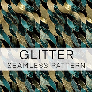 Glitter Digital Paper, Seamless Glitter Pattern, Instant download