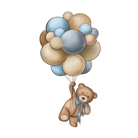 Teddy Bear Clipart Teddy Bear PNG Baby Shower PNG Descarga | Etsy México