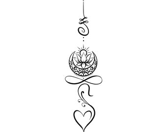 Design PNG personalizzato, disegno del tatuaggio per le donne, disegno del tatuaggio personalizzato, download digitale