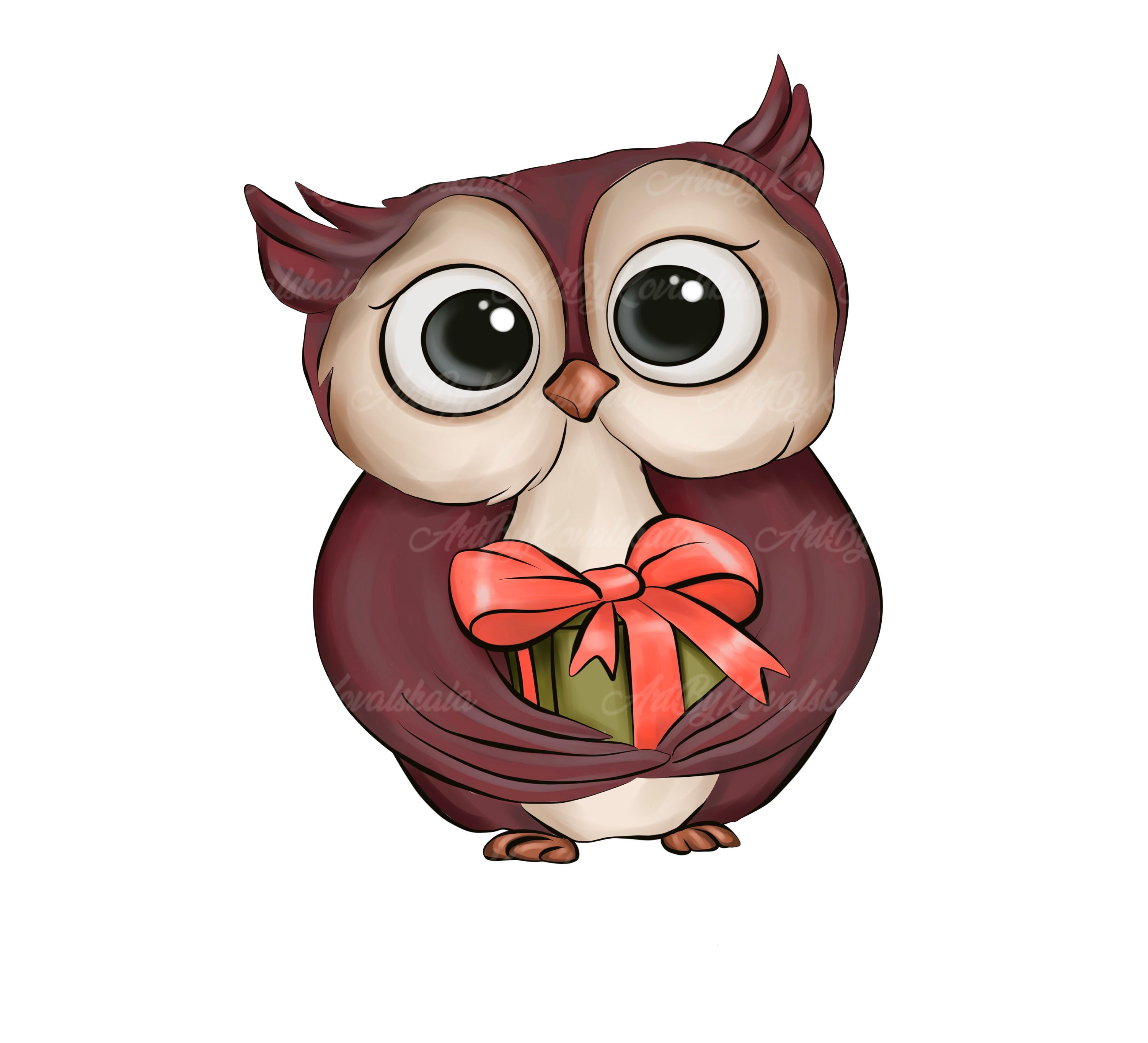 Owl Clipart, Owl PNG, Digital Download