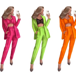 Fashion Clipart, Fashion Lady Clipart, PNG, Digital Download, Commercial Use