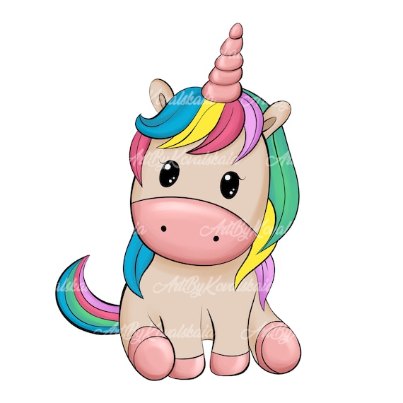 Unicorn PNG Unicorn Clipart Digital Download Commercial Use - Etsy