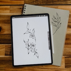 Custom PNG Design, Tattoo Design For Women, Personalized Tattoo Design, Digital Download