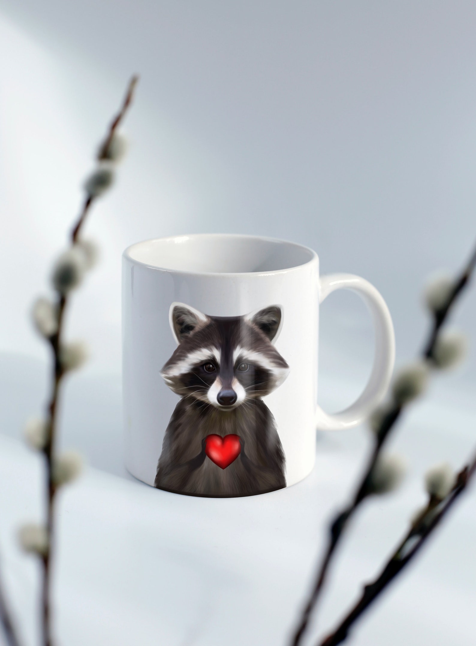 Raccoon Clipart PNG Heart PNG Raccoon PNG Digital Download - Etsy