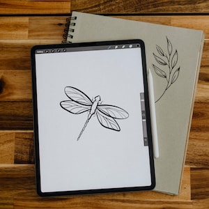 Tatouage libellule, conception de tatouage pour les femmes, conception de tatouage personnalisé, téléchargement numérique