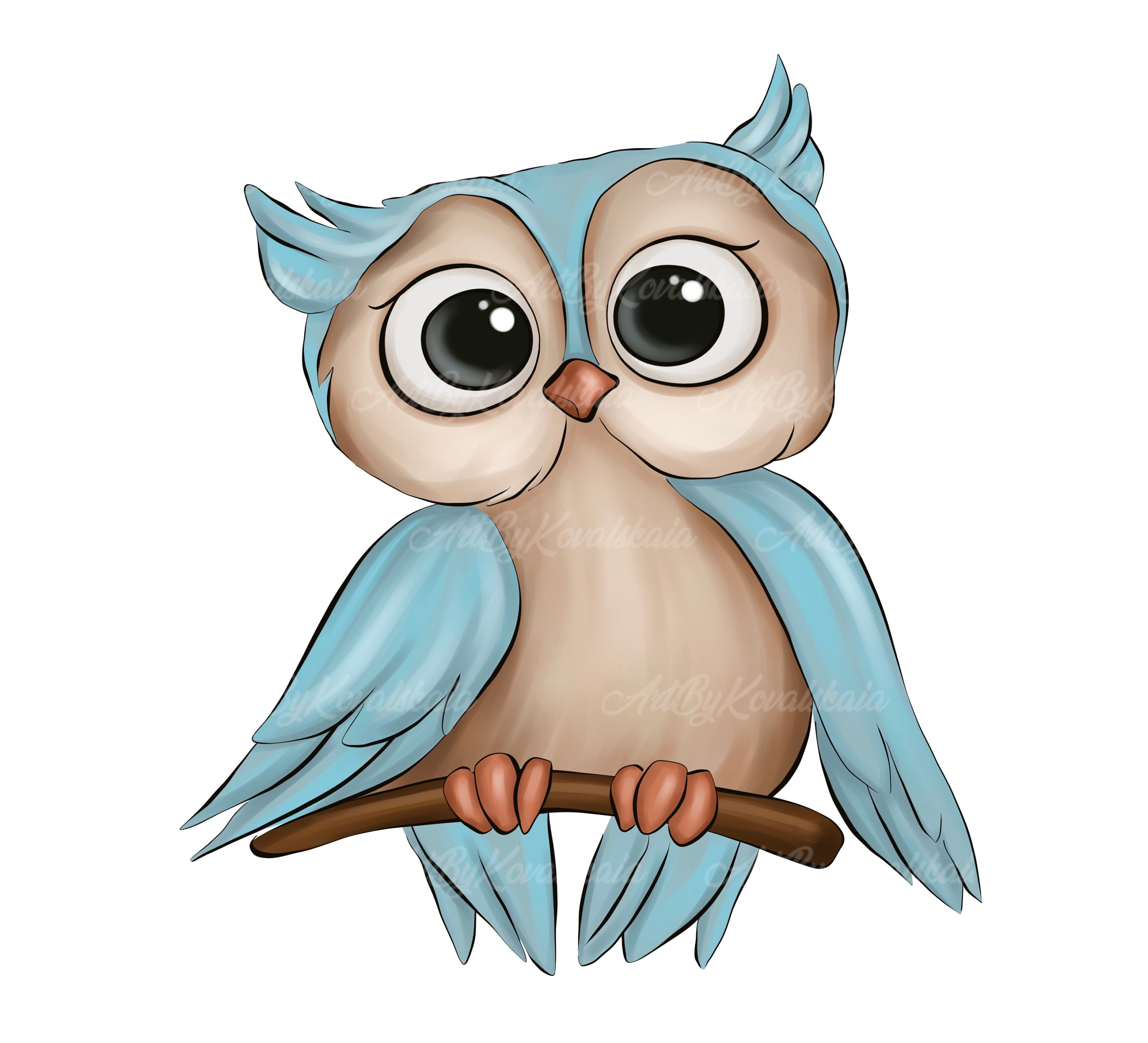 Búho Clipart Búho PNG descarga digital - Etsy México