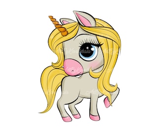Unicorn PNG, Unicorn Clipart, Digital Download, Commercial Use