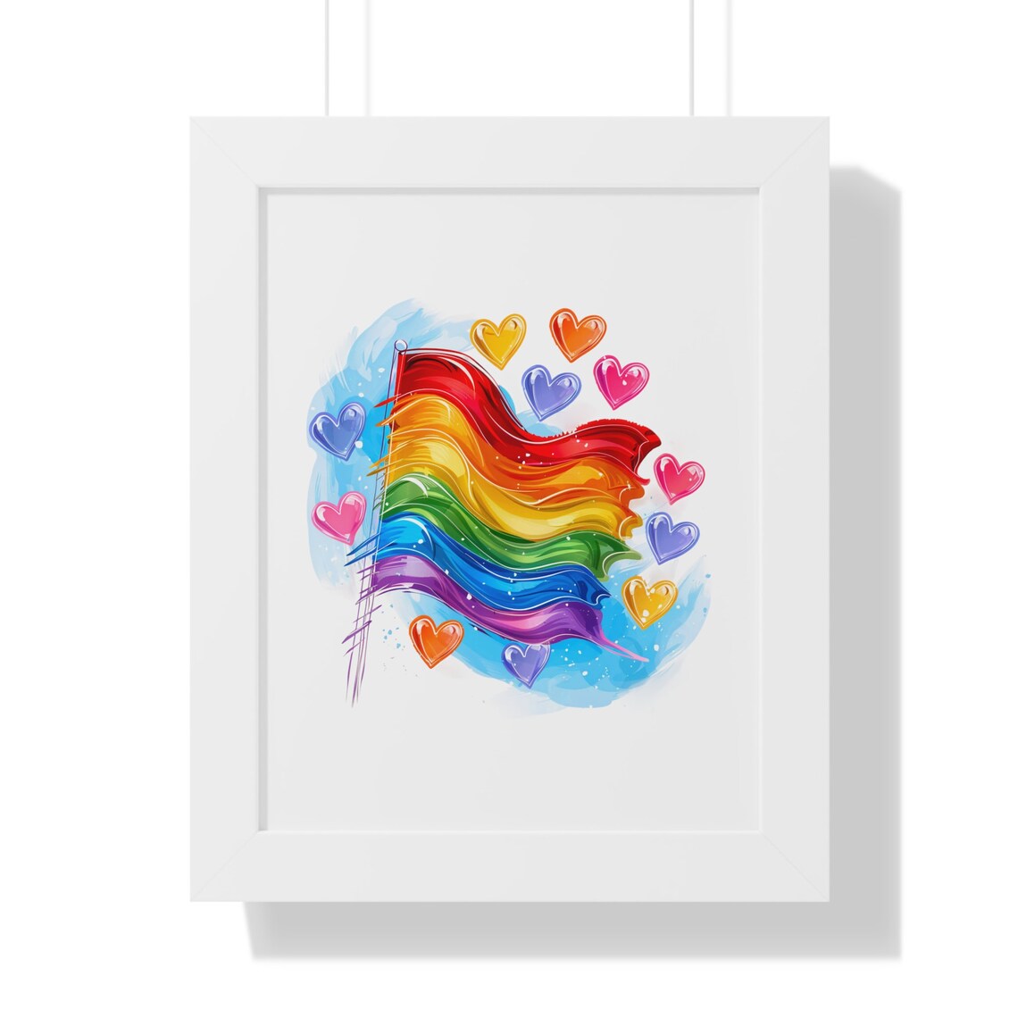 LGBTQ Pride, Gay Pride Flag PNG, Digital Download - Etsy