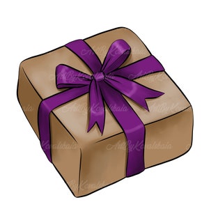 Gift Box PNG, Gift Box Clipart, Digital Download