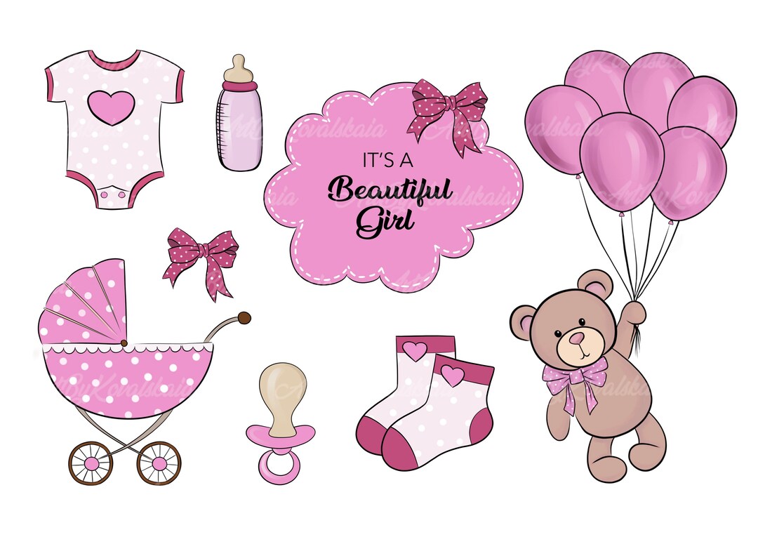 Baby Shower Clipart Baby Shower Girl PNG Digital Download Etsy Baby Shower Clipart Baby Shower Girl PNG Digital Download Etsy