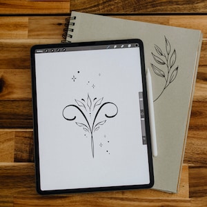 Aries Tattoo PNG, Zodiac Sign, Custom PNG Design, Tattoo Design For Women, Personalized Tattoo Design, Digital Download