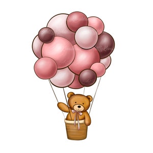 Teddy Bear Clipart, Teddy Bear PNG, Baby Shower, PNG, Digital Download ...