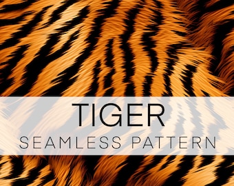 Seamless Tiger Stripes pattern, digital download, digital repeatable  pattern, png jpg svg eps .ai vector pattern, high quality animal print