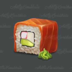 Sushi, Clipart, Sushi PNG, Digital Download