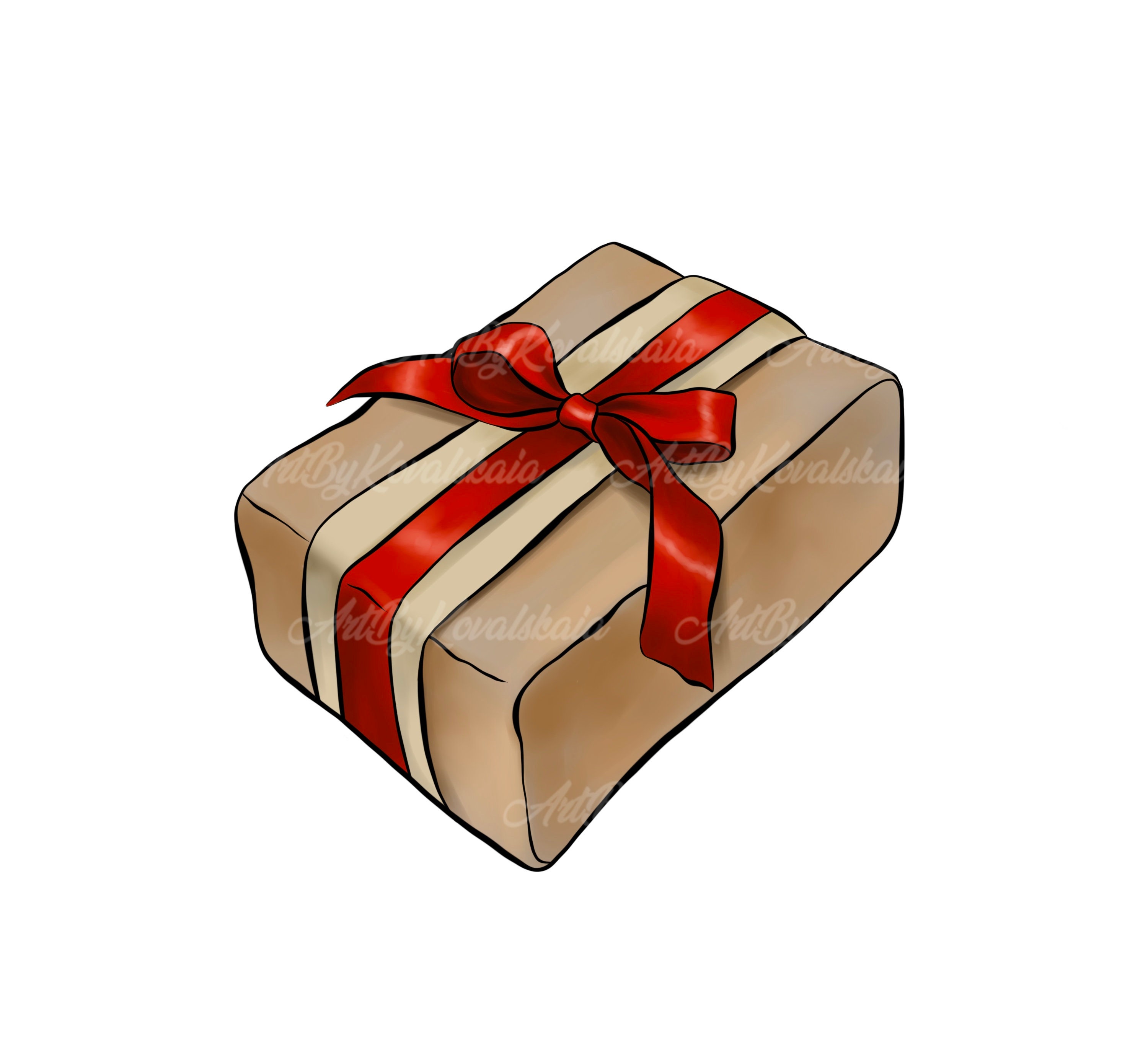 Gift Box PNG Gift Box Clipart Digital Download - Etsy