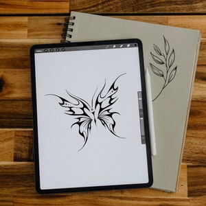 Tattoo Design für Frauen, Tattoo Schmetterling, personalisierte Tattoo Design, digitaler Download